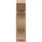Ekena Millwork 8-in W x 18-in D x 30-in H Funston Slat Rough Cedar Woodgrain TimberThane Outlooker, Primed Tan OUTUR080X18X30FST24RCPR - alternate 3